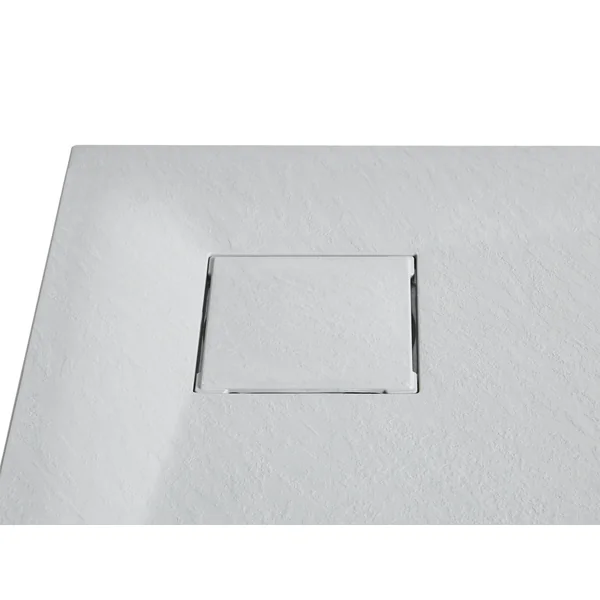 Bac de douche PARON 80 x 80 x 3 cm Gris