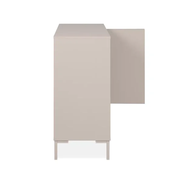 Buffet 2 portes couleur cachemire L81 cm - NERIO