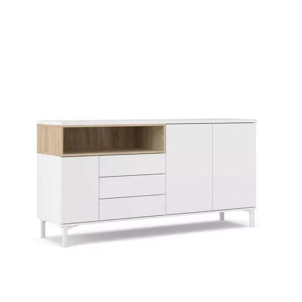 Buffet 3 portes, 3 tiroirs et 1 niche L175,7 cm - APRIL