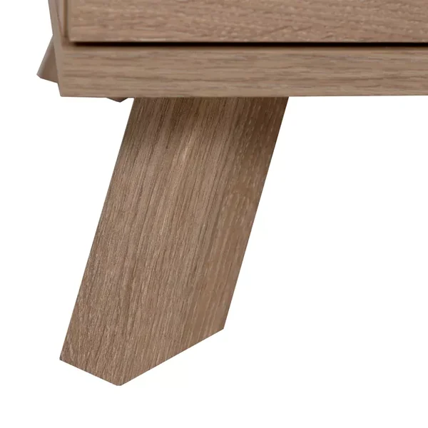 Buffet 4 Tiroirs 1 Porte Décor Chêne L85 cm - OPOLE