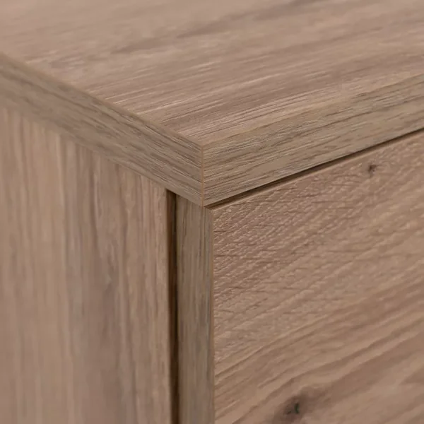 Buffet 4 Tiroirs 1 Porte Décor Chêne L85 cm - OPOLE