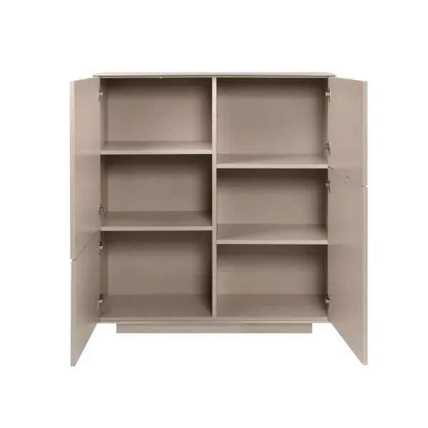 Buffet haut 4 portes décor sable L107 cm VIKA