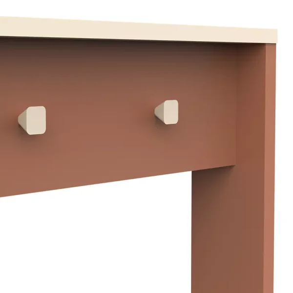 Bureau 1 Porte 1 Tiroir et 2 Niches L120 cm - CAMILLIA