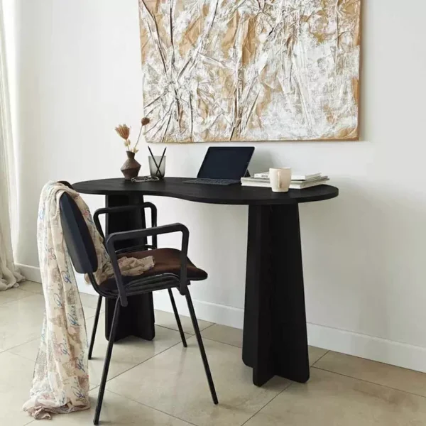 Bureau avec plateau de forme organique L120 cm COMO