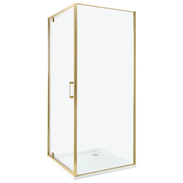 Cabine de douche DARLI 80 x 80 x 185 cm Doré