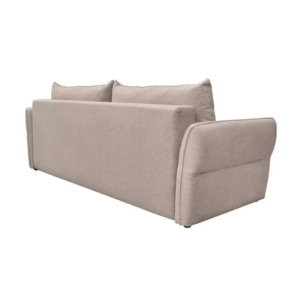 Canapé lit 3 places avec coffre et matelas L238 cm - LAGOS