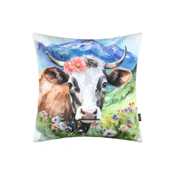 COUSSIN GINETTE MULTICOLORE 50X50CM