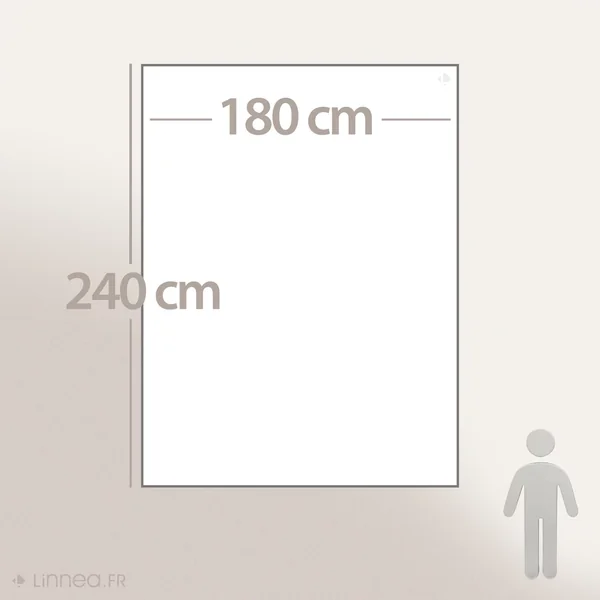 Couvre lit capitonné en mousseline de coton 180x240 cm ANDROS jaune jasmin