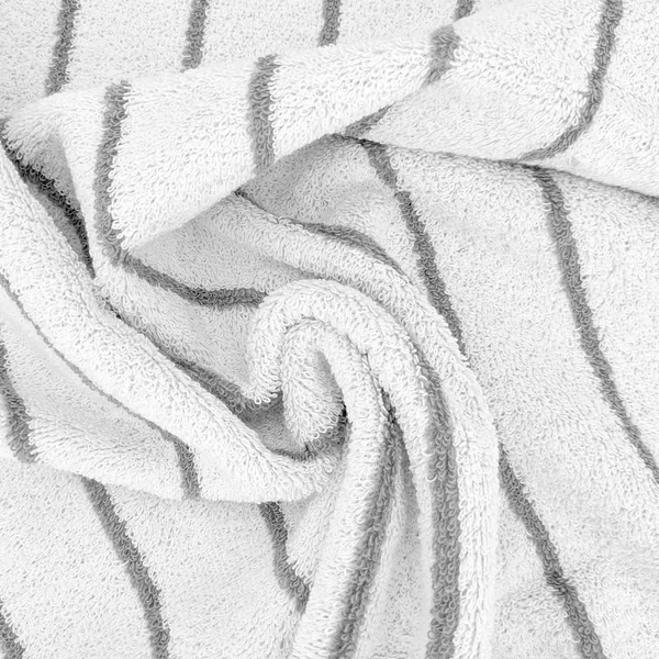 Drap de bain 100% coton 100x150cm PURE LIGHT à rayures gris