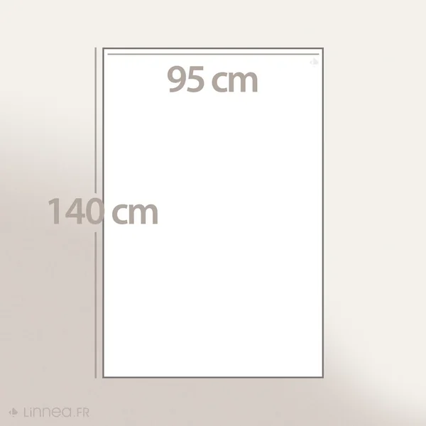Drap de bain 100% coton 550 g/m2 95x140 cm collection NAÏA jaune avoine