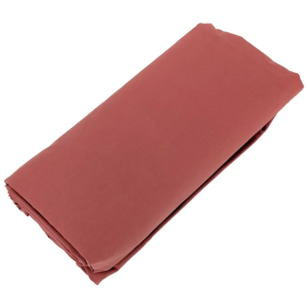 Drap housse 180x200 cm bonnet 40 cm percale de coton PASSION PERCALE rouge Acajou