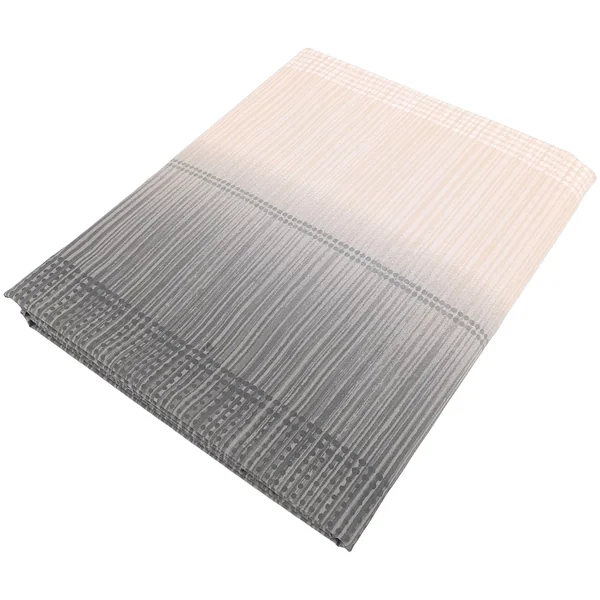 Drap plat 180x290 cm en 100% percale de coton ESTEBAN gris beige