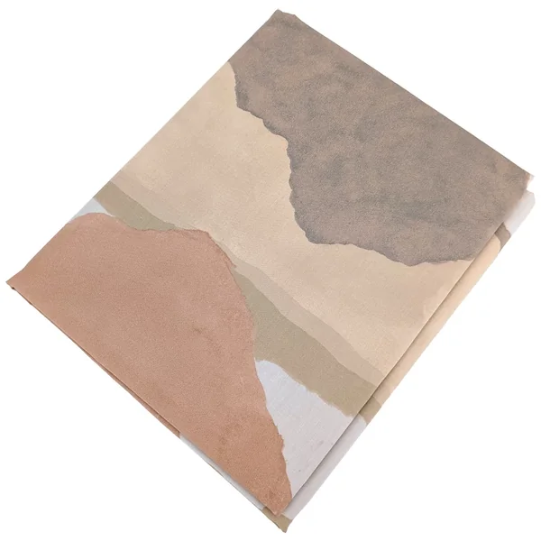 Drap plat 240x310 cm percale de coton LAND CRAIE multicolore