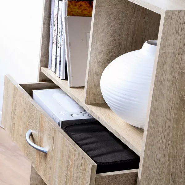 Etagère de rangement 4 casiers avec un tiroir