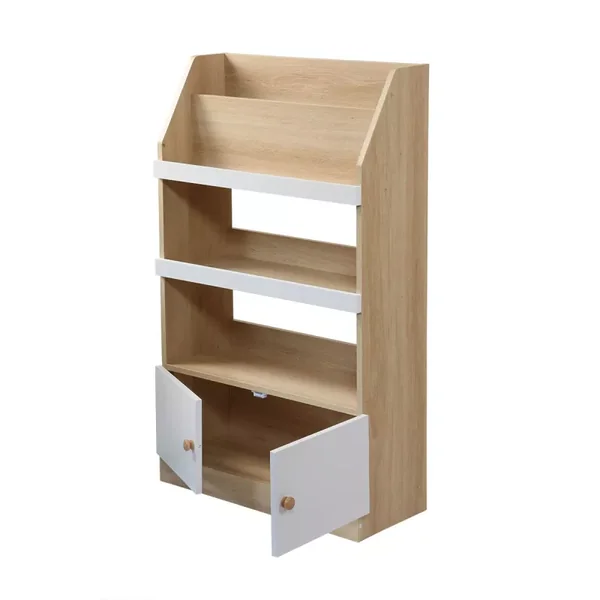 Etagère de rangement avec 2 Portes pour enfant H106 cm - LEON