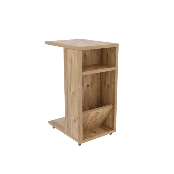 Etagère sur roulettes avec rangements H63 cm - FLINTA