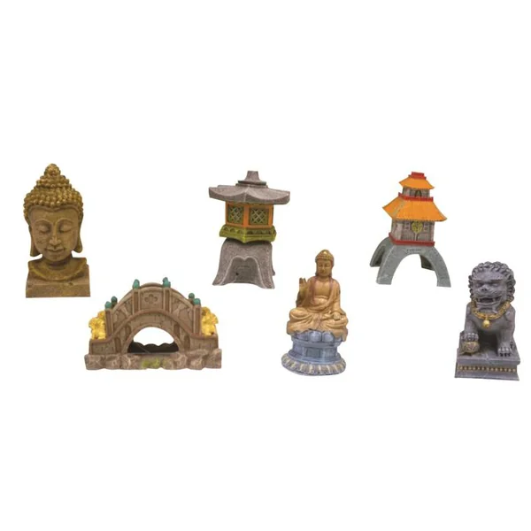 Figurine aqua Asie multicolore 15 cm