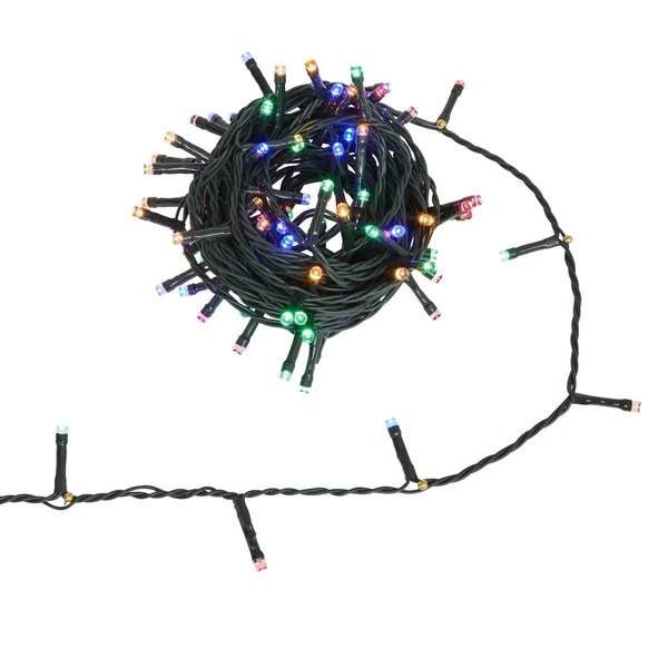 GUIRLANDE EXTERIEUR 120 LED MULTICOLORE 9M SECTEUR