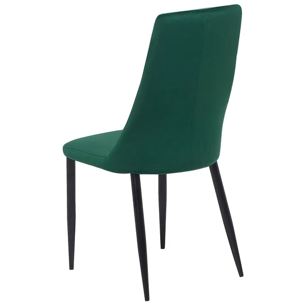 Lot de 2 chaises de salle à manger CLAYTON Velours Vert émeraude