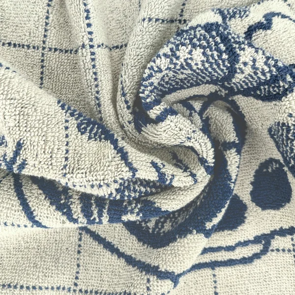 Lot de 2 torchons de cuisine 50x50 cm 100% coton SALAD motif thème salade vert