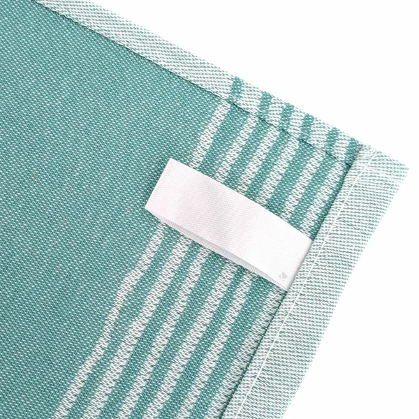 Lot de 2 torchons de cuisine toile 50x70 cm collection NAUTILUS vert