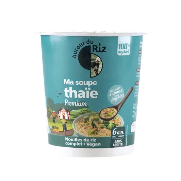 Ma Soupe Thaïe bio La compagnie du riz Autour du riz - 72 g