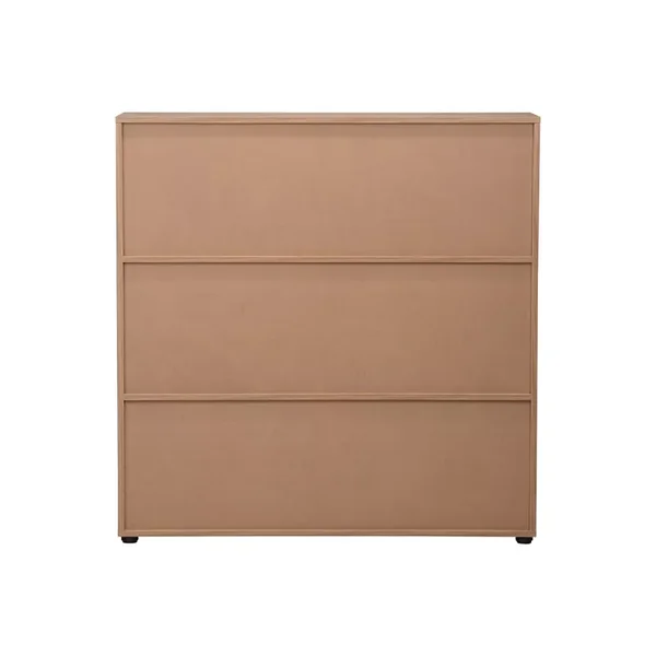 Meuble 9 cases avec 5 portes décor bois L89cm - MODU