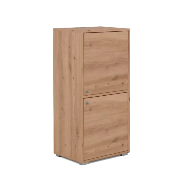 Meuble de rangement 3 étagères et 2 portes L46 cm - FYN