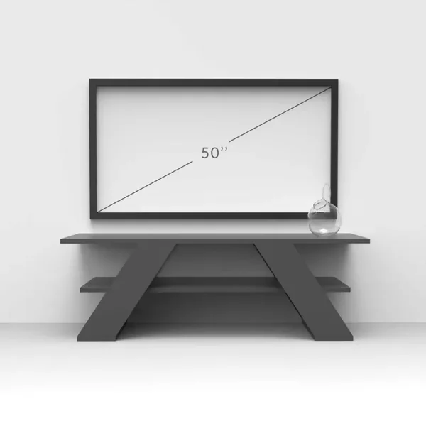 Meuble TV 3 étagères L120 cm - Farfalla