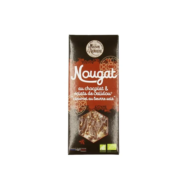 Nougat au chocolat et aux éclats de Salidou Maison Armorine - 80 g