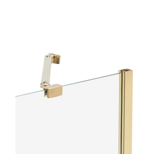 Paroi de bain douche TUAPI 140 x 100 cm Doré