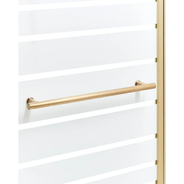 Paroi de bain douche TUAPI 140 x 100 cm Doré
