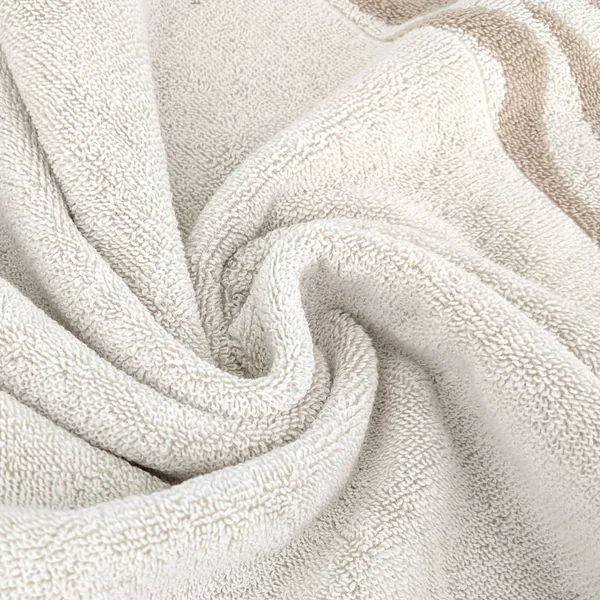 Parure de bain par 4 ZEBRA SOFT uni bord zèbre beige