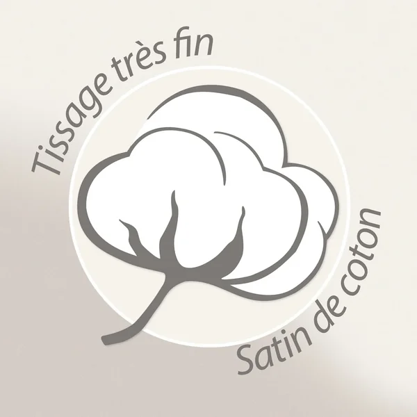 Parure de lit 280x240 cm set 65x65 satin CONCERTO rayures blanc Neige