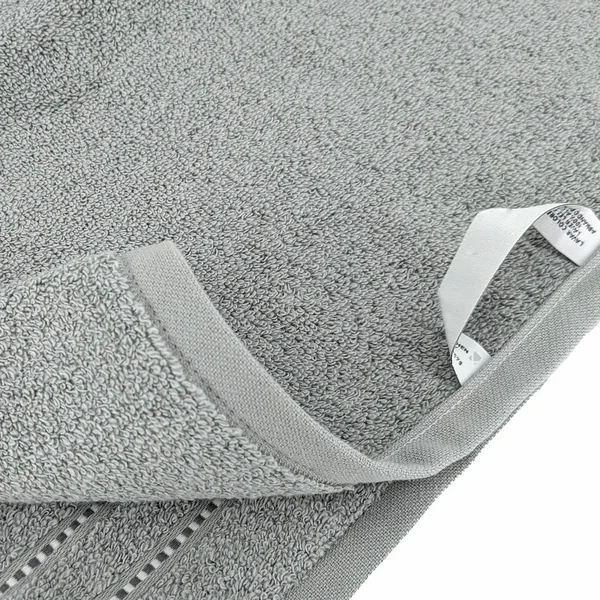 Serviette de toilette 50x100 cm 100% coton 500 g/m² CHARM gris Argent