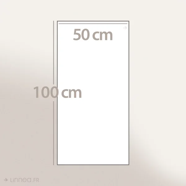 Serviette de toilette 50x100 cm pur coton collection OSAKA fleurs marron