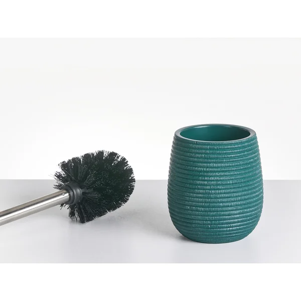 Set de 5 accessoires de salle de bain QUILCA Bleu paon