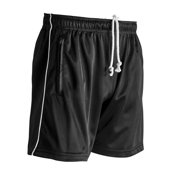 Short sport élastiqué, noir