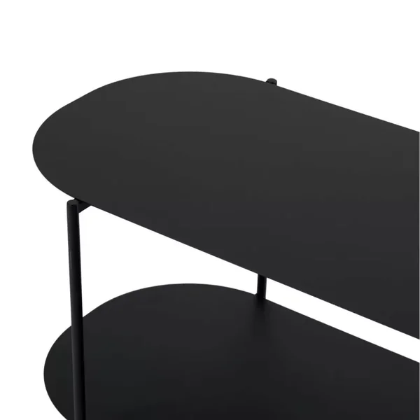 Table basse 2 plateaux avec bords arrondis L100 cm - LIV