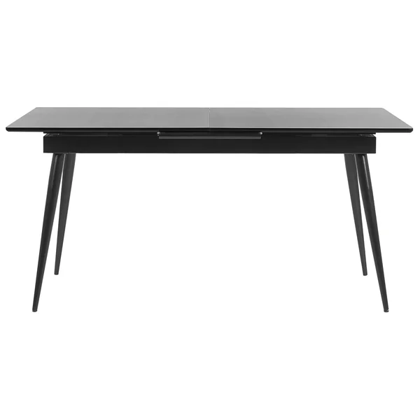 Table de salle à manger extensible MALDON Noir 160/200 cm 90 cm