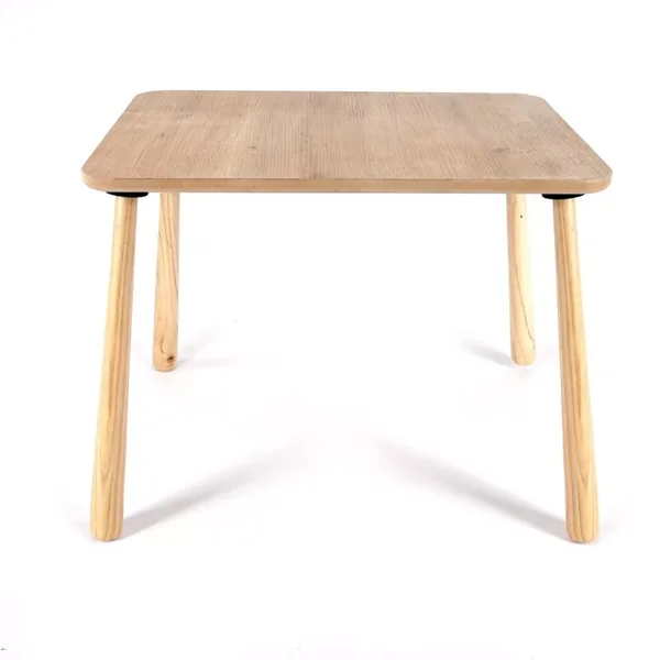 Table pour enfant avec pieds en bois massif L60 cm - MAEL