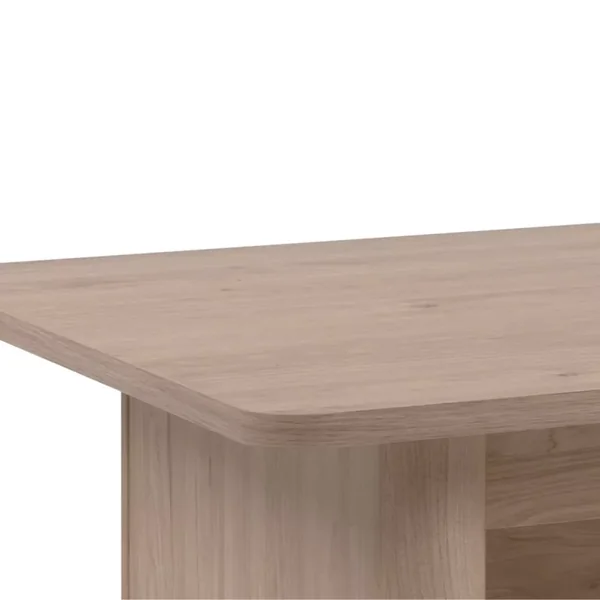 Table à manger extensible de 160 à 200 cm décor chêne artisan - OMI