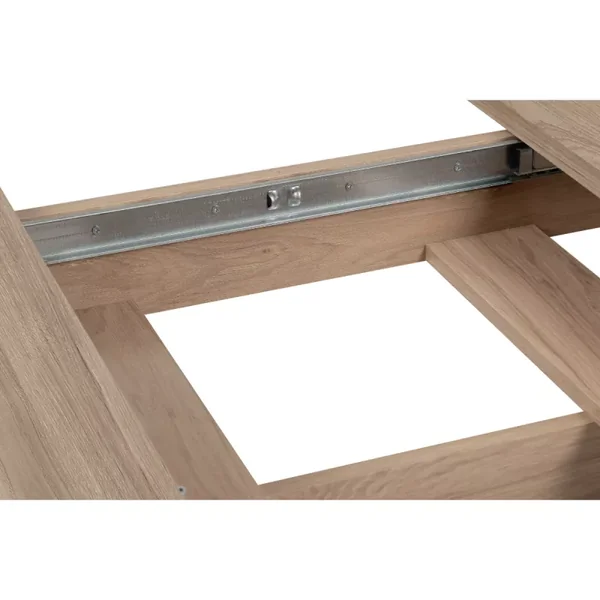 Table à manger extensible de 160 à 200 cm décor chêne artisan - OMI