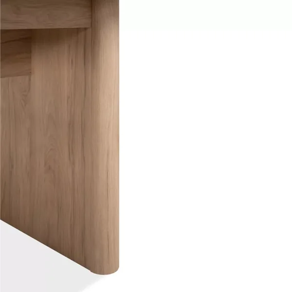 Table à manger extensible de 160 à 200 cm décor chêne artisan - OMI