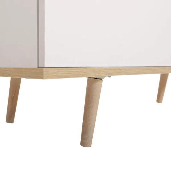 Vaisselier avec 2 Portes et 2 Tiroirs H140 cm - COPENHAGUE