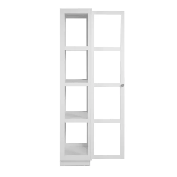 Vitrine 3 étagères blanche H195 cm - ARLES