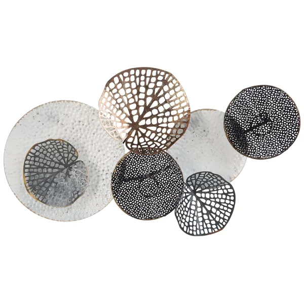 Wanddecoratie RHODIUM Metaal 40 cm Meerkleurig